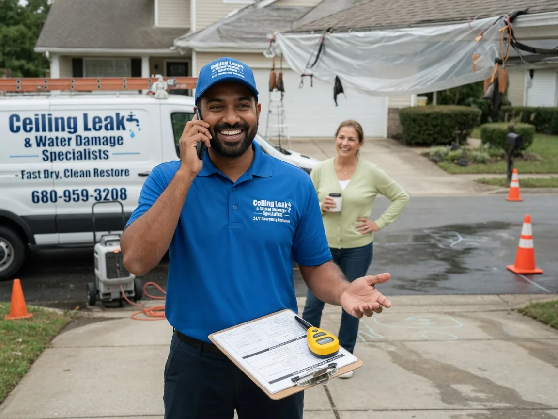 Ceiling Leak Cleanup Creighton, NE FAQs